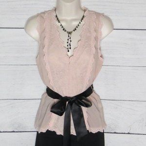 Bebe Blush Sleeveless Top